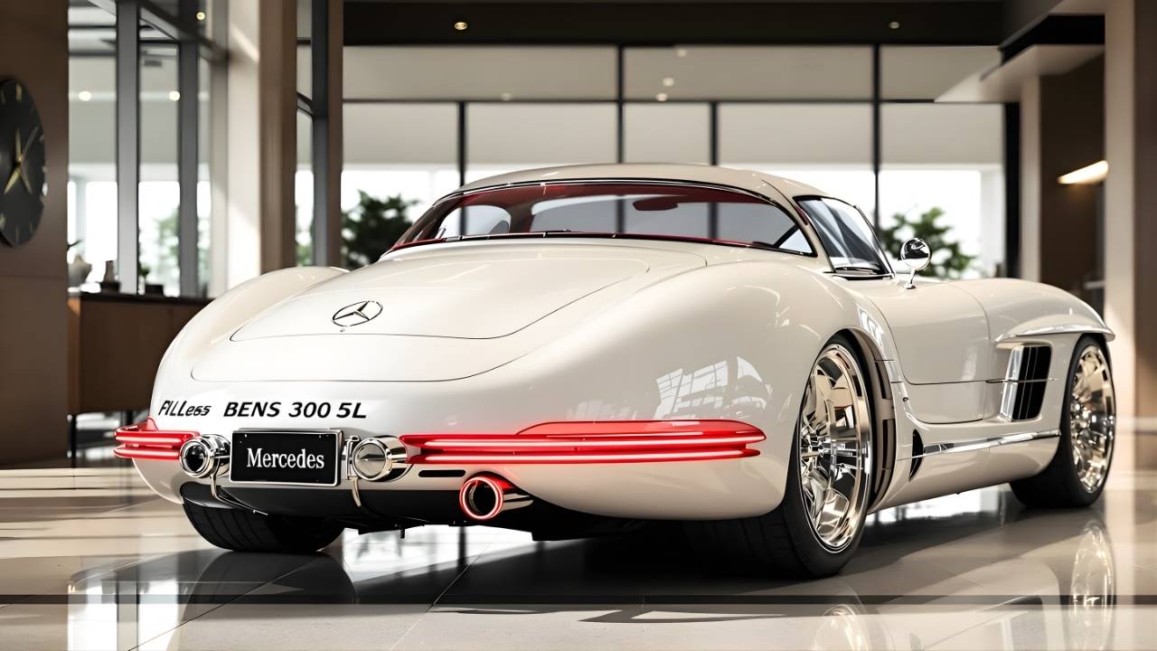 The 1955 Mercedes Gullwing Luxury and History Valued at $1.5 Million+